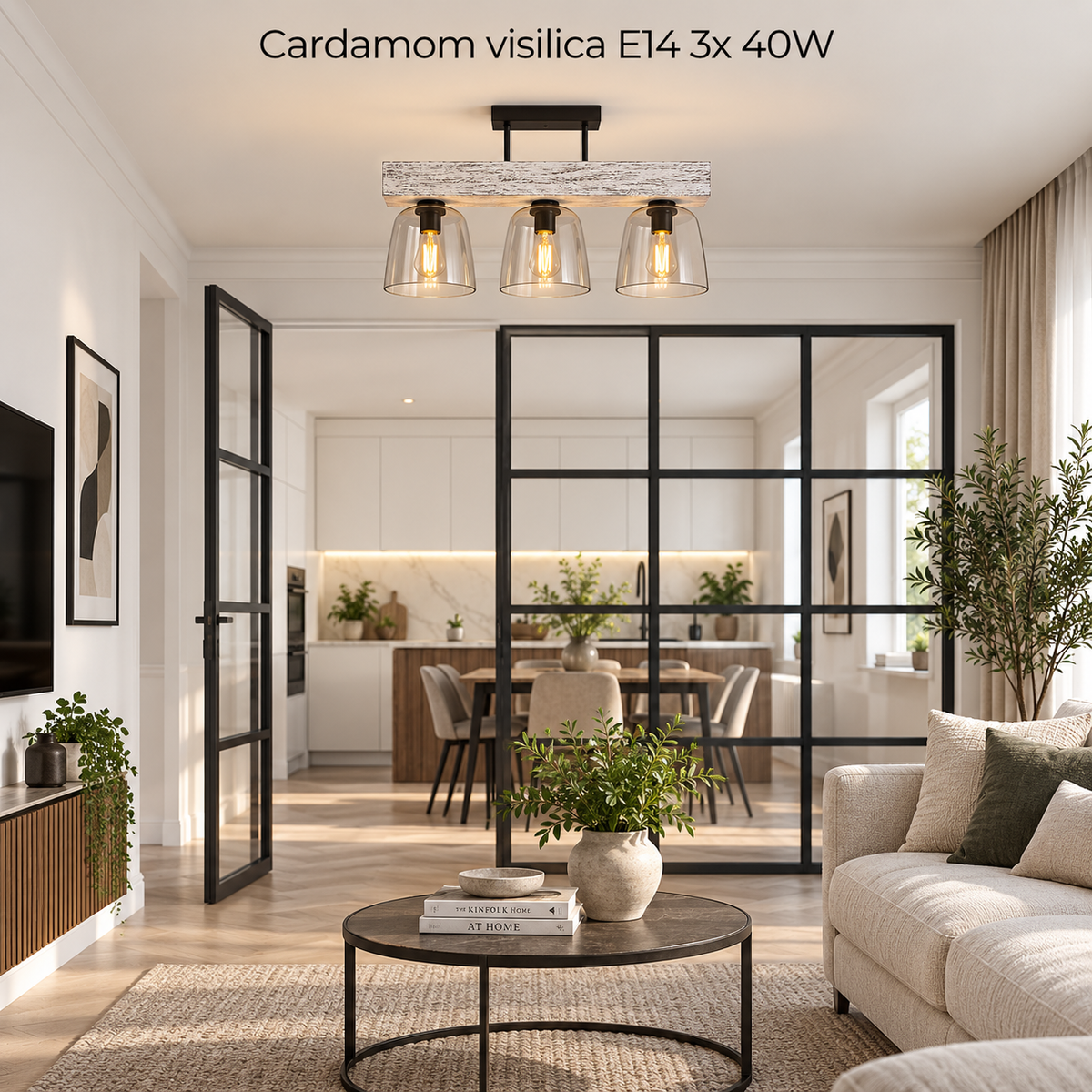 Cardamom visilica E14 3x max 40W