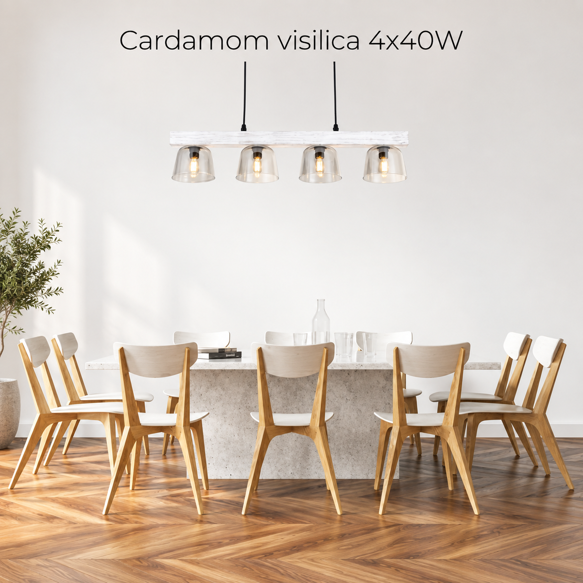 Cardamom visilica E14  4x40W