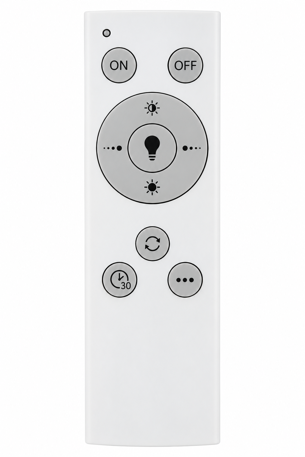 Ceilo plafonjera bela 48cm LED 38W daljinski