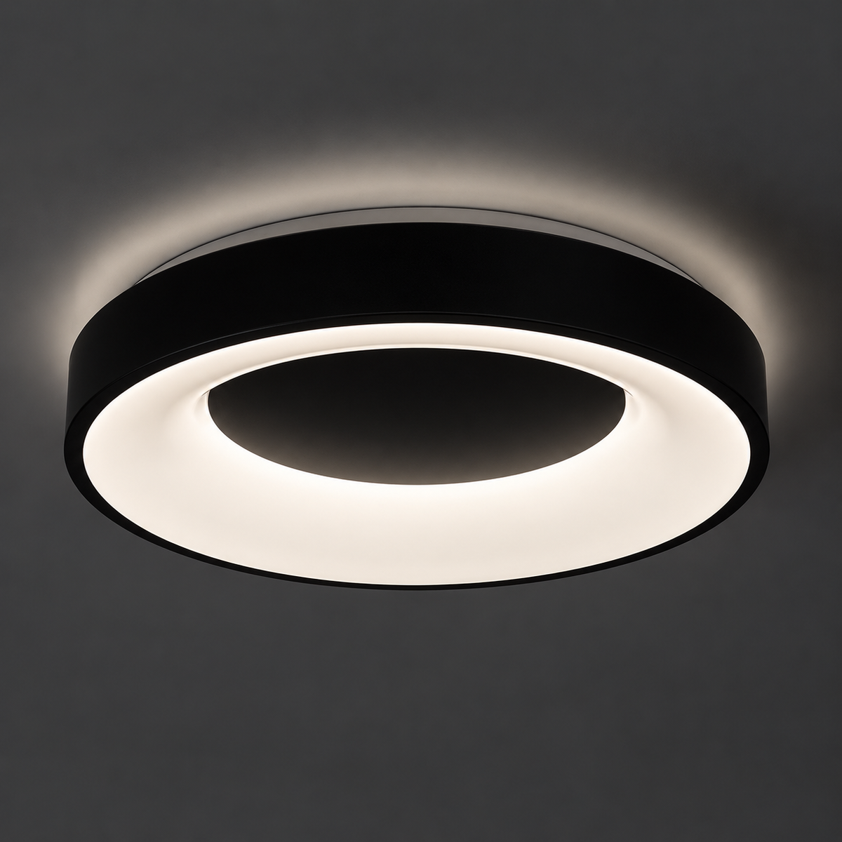Ceilo plafonjera crna 48cm LED 38W daljinski