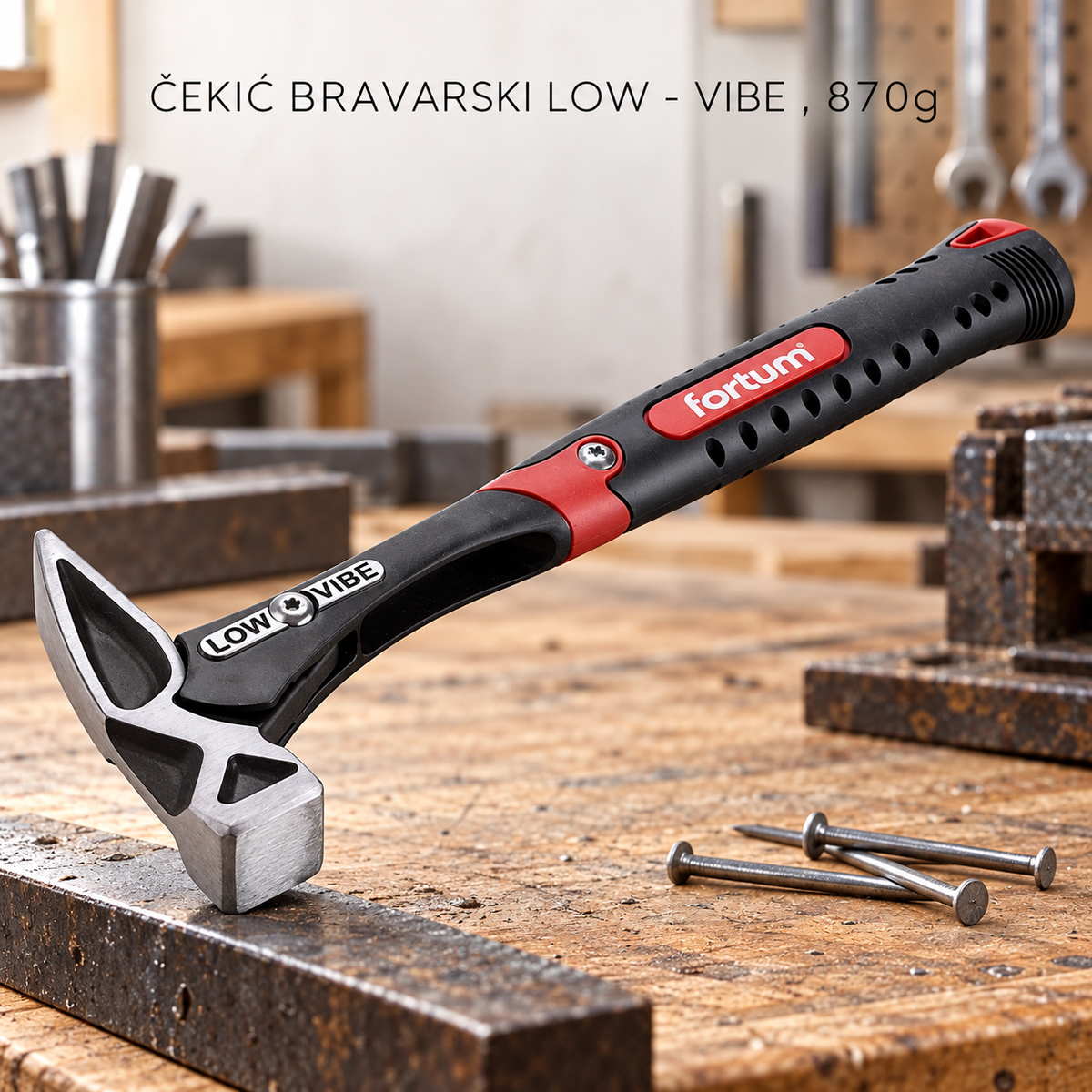 Čekić bravarski LOW - VIBE , 870g , F