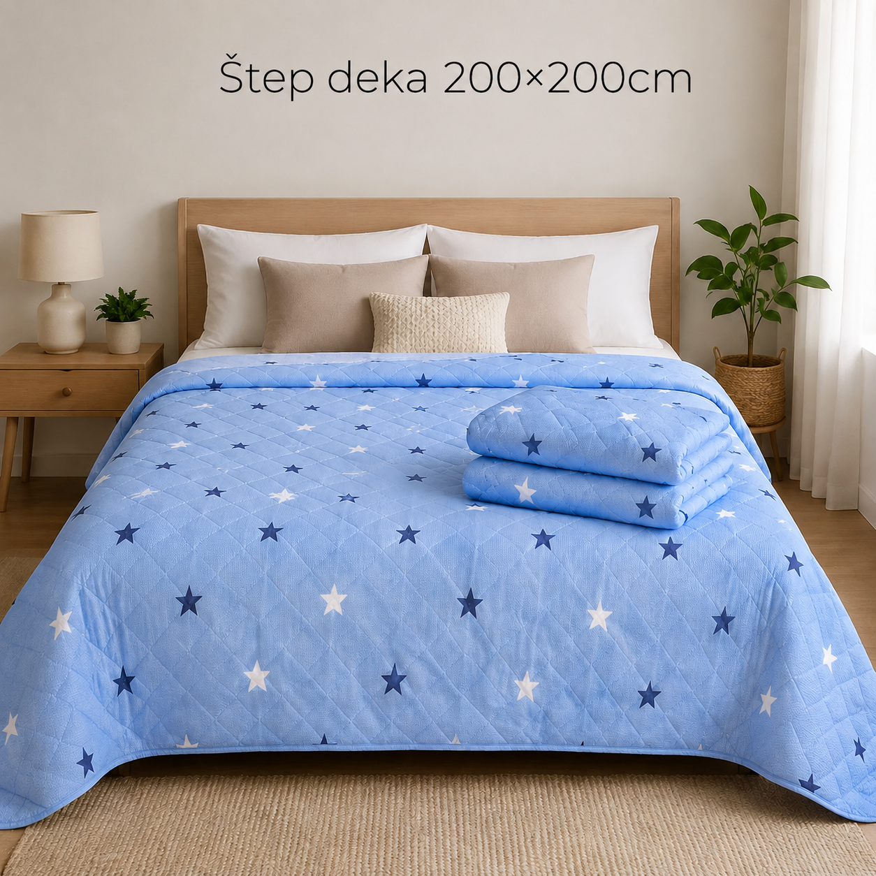 Štep deka 200x200cm