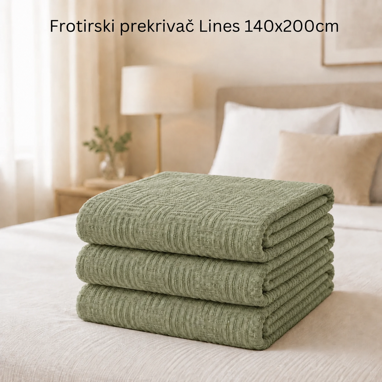 Frotirski prekrivač Lines 140x200cm