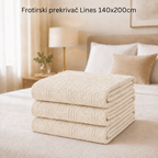 Frotirski prekrivač Lines 140x200cm
