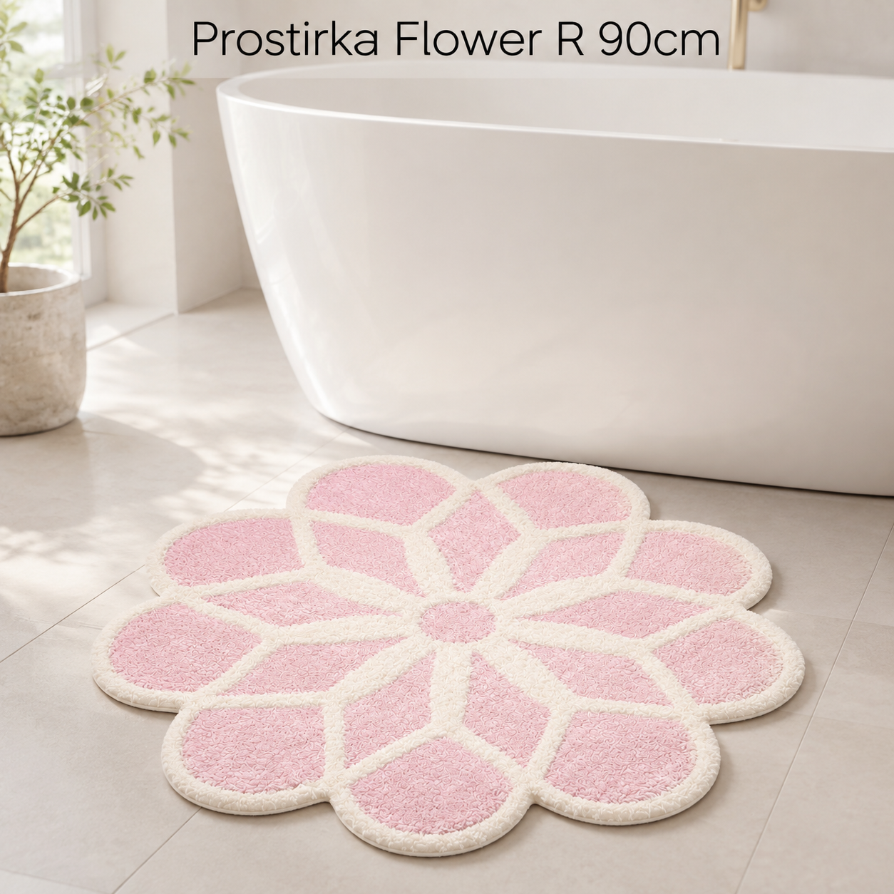 Prostirka Flower R 90cm