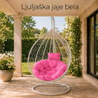 Ljuljaška jaje bela