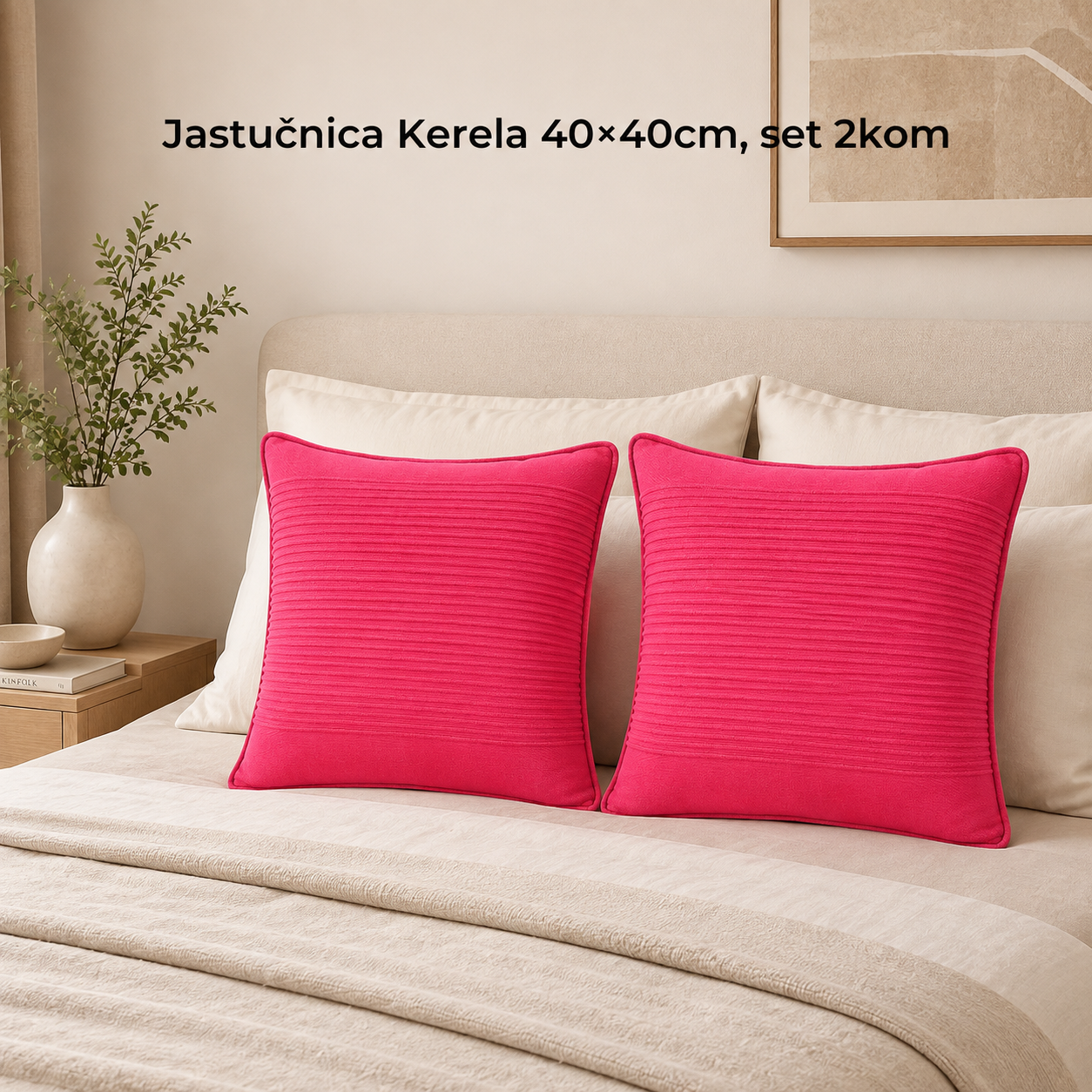 Jastučnica Kerela 40×40, set 2kom