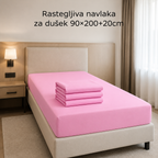 Rastegljiva navlaka za dušek 90×200+20cm