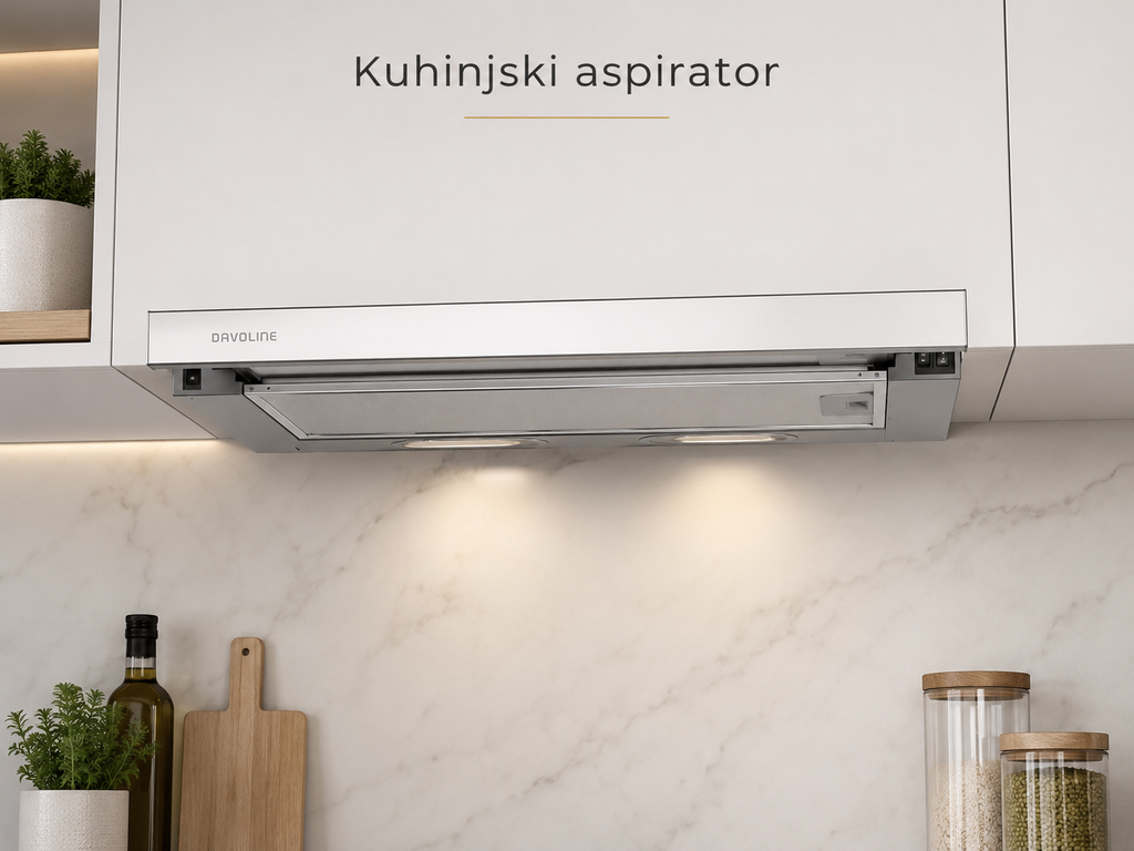 Aspirator Davoline CRYSTAL PLUS INOX 60cm