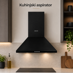 Aspirator Davoline CHESTER BLACK 60cm