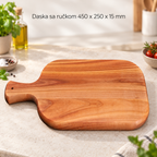 Daska sa ručkom   450 x 250 x 15 mm