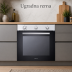 Ugradna rerna Davoline BXA 608 INOX