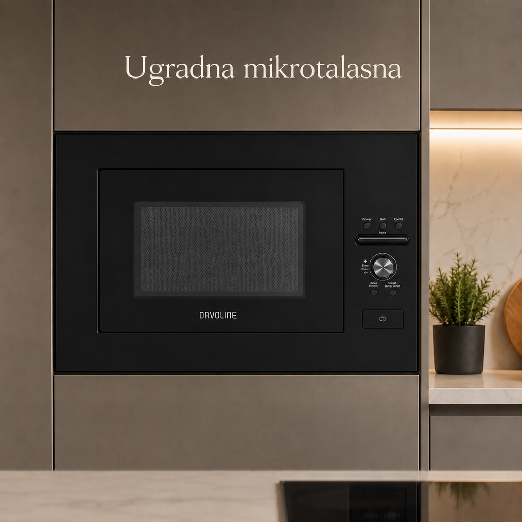 Ugradna mikrotalasna Davoline MCBD 920 BL