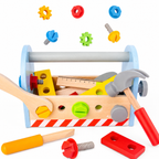 KINDER HOME Drveni alat u torbi,set za igru