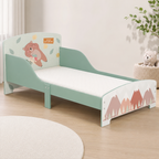 KINDER HOME Dečiji krevet, Zaštita od pada, Drveni, Okvir dušeka 70k140 cm, ŠUMA