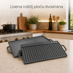 Livena roštilj ploča dvostrana