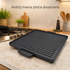 Roštilj livena ploča dvostrana