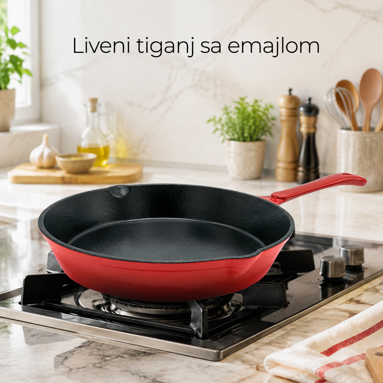 Liveni tiganj sa emajlom