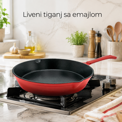 Liveni tiganj sa emajlom