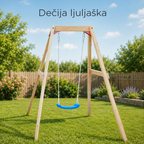 KINDER HOME Dečija drvena ljuljaška