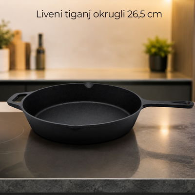 Liveni tiganj okrugli 26,5 cm