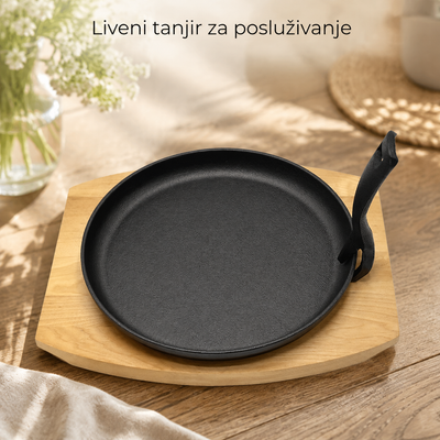 Liveni tanjir za posluživanje