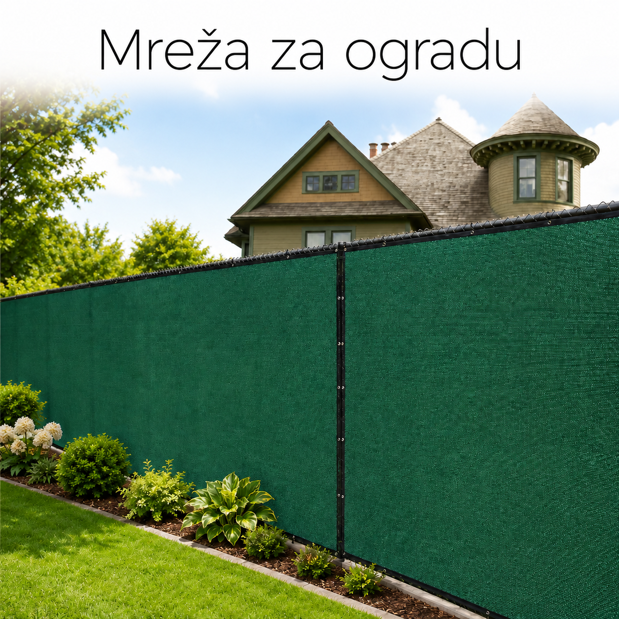 Mreza za ogradu zasena 90%