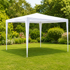Beli sklopivi paviljon 3 × 3 m