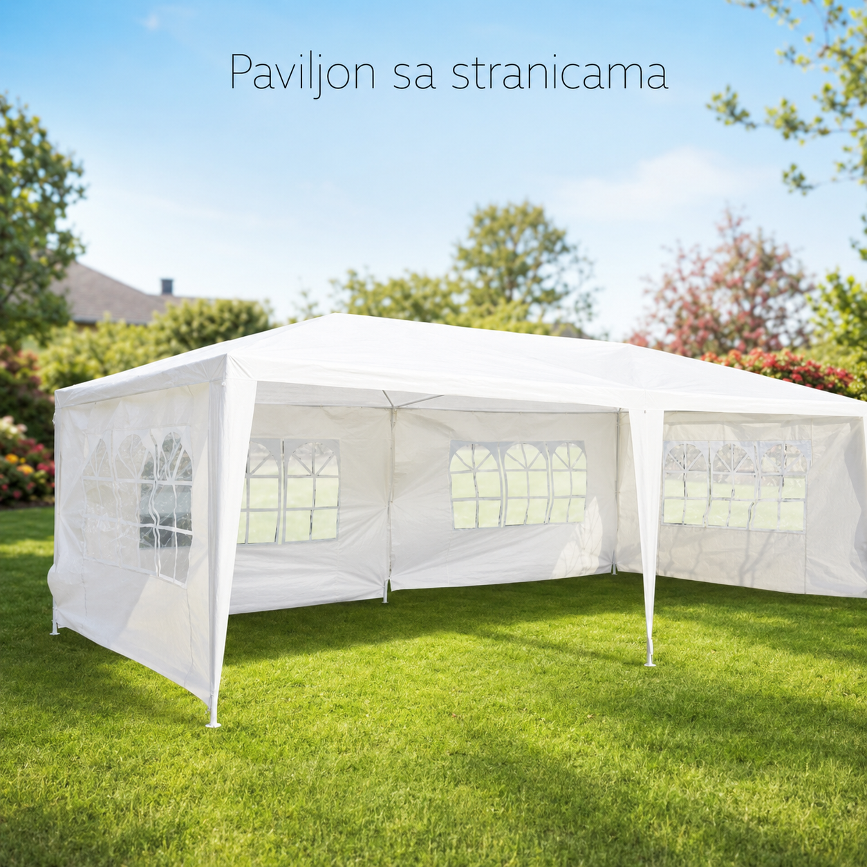 Paviljon sa stranicama 6 x 3m