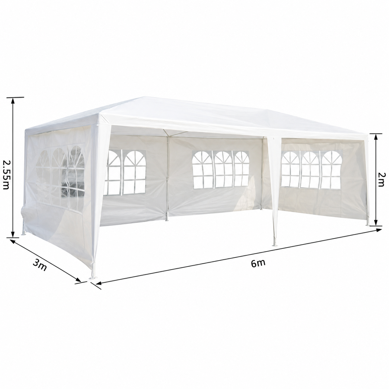 Paviljon sa stranicama 6 x 3m