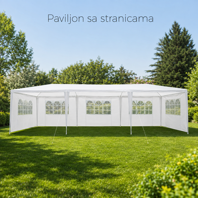 Paviljon sa stranicama 9 × 3 m
