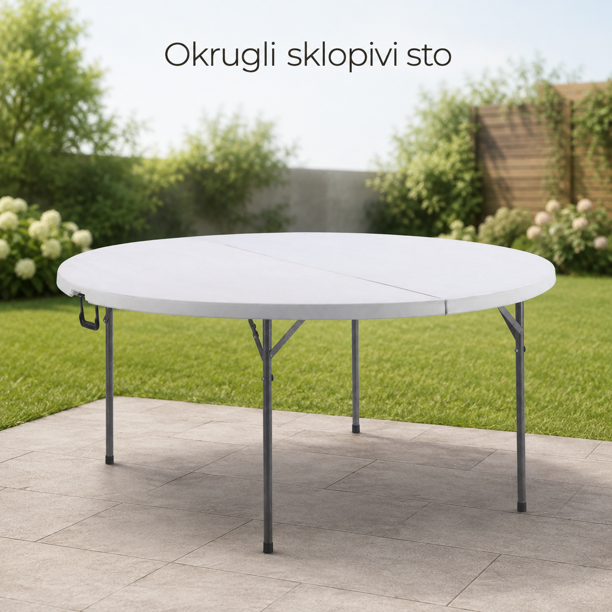 Banket sto Ø150 plasticni, preklop