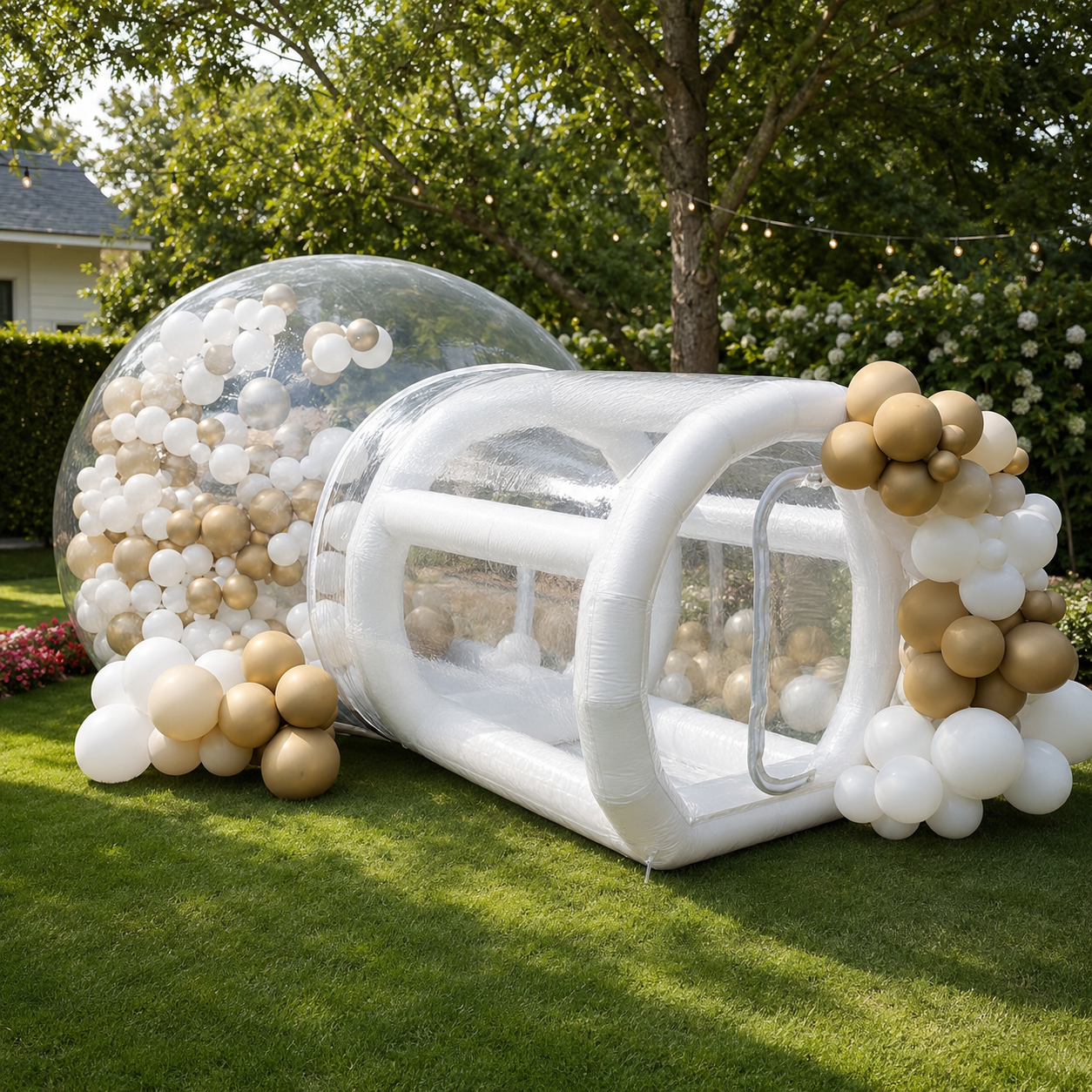 Bubble house, prečnik 3m, hodnik 1,7m