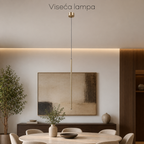 Solvo linijska visilica, 2W, ŠAMPANJ LUX0188