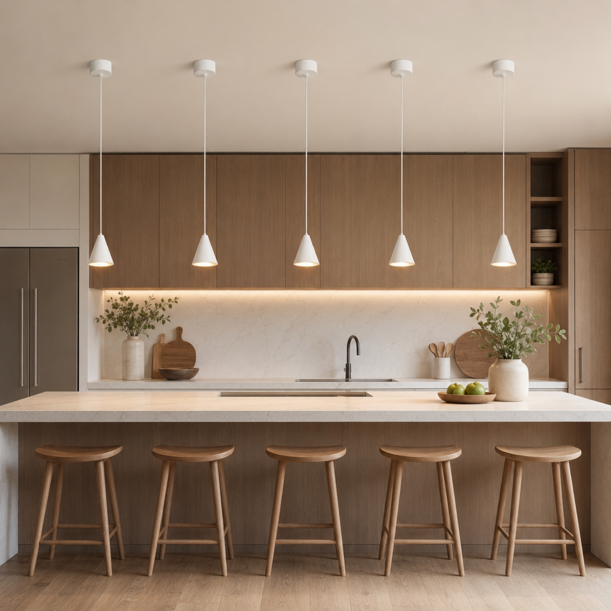 Solvo konusna visilica, 5W, BELA LUX00192