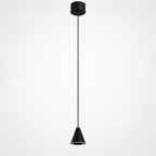 Solvo konusna visilica, 5W, CRNA LUX00191