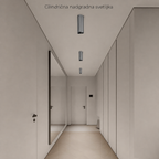 Cilindrična nadgradna svetiljka, 6W, BRUŠENI NIKL LUX0168