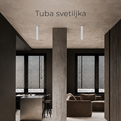 Solvo svetiljka tuba, 10W, BELA LUX0194