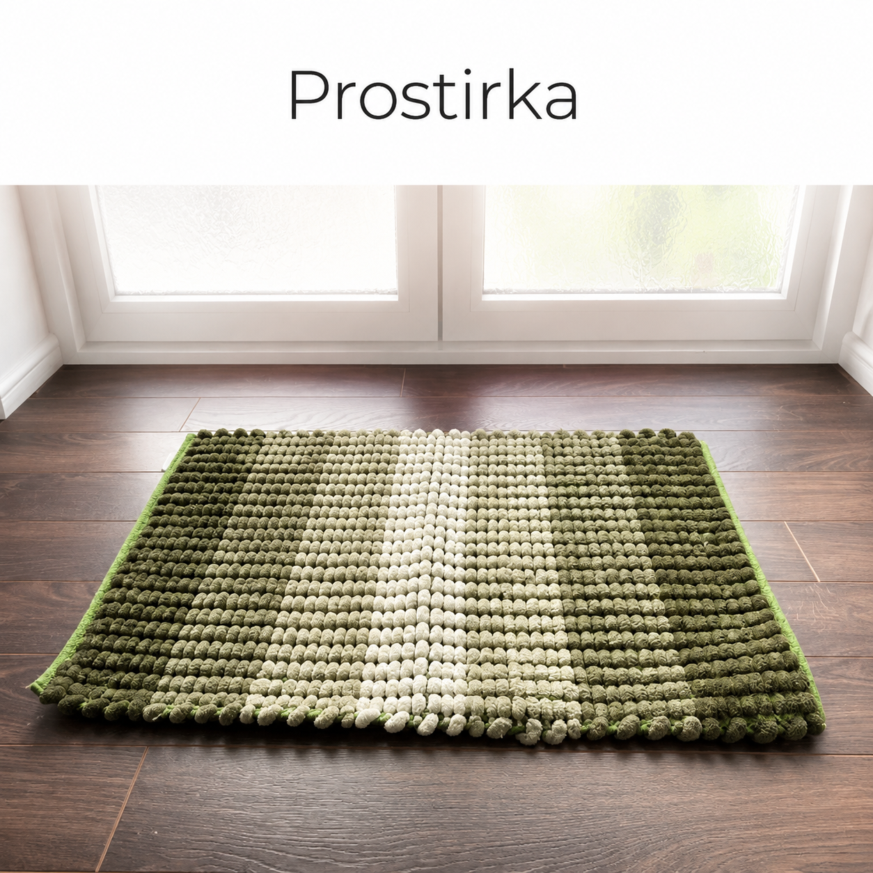 Prostirka pletenica 50x80cm Green