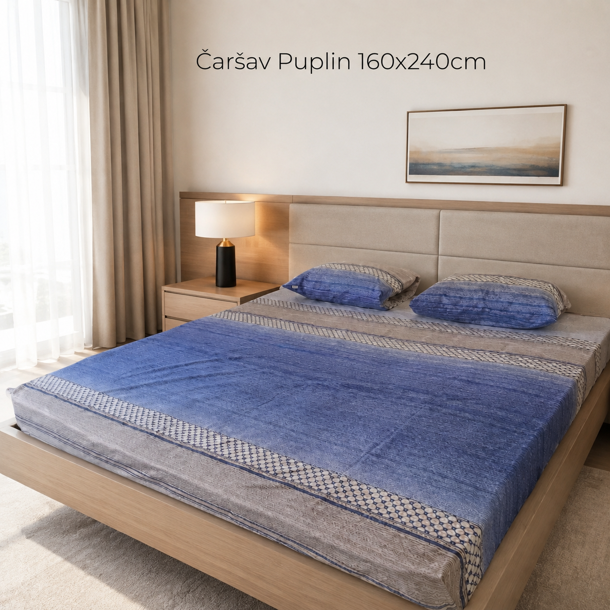 Čaršav Puplin 160x240cm D5
