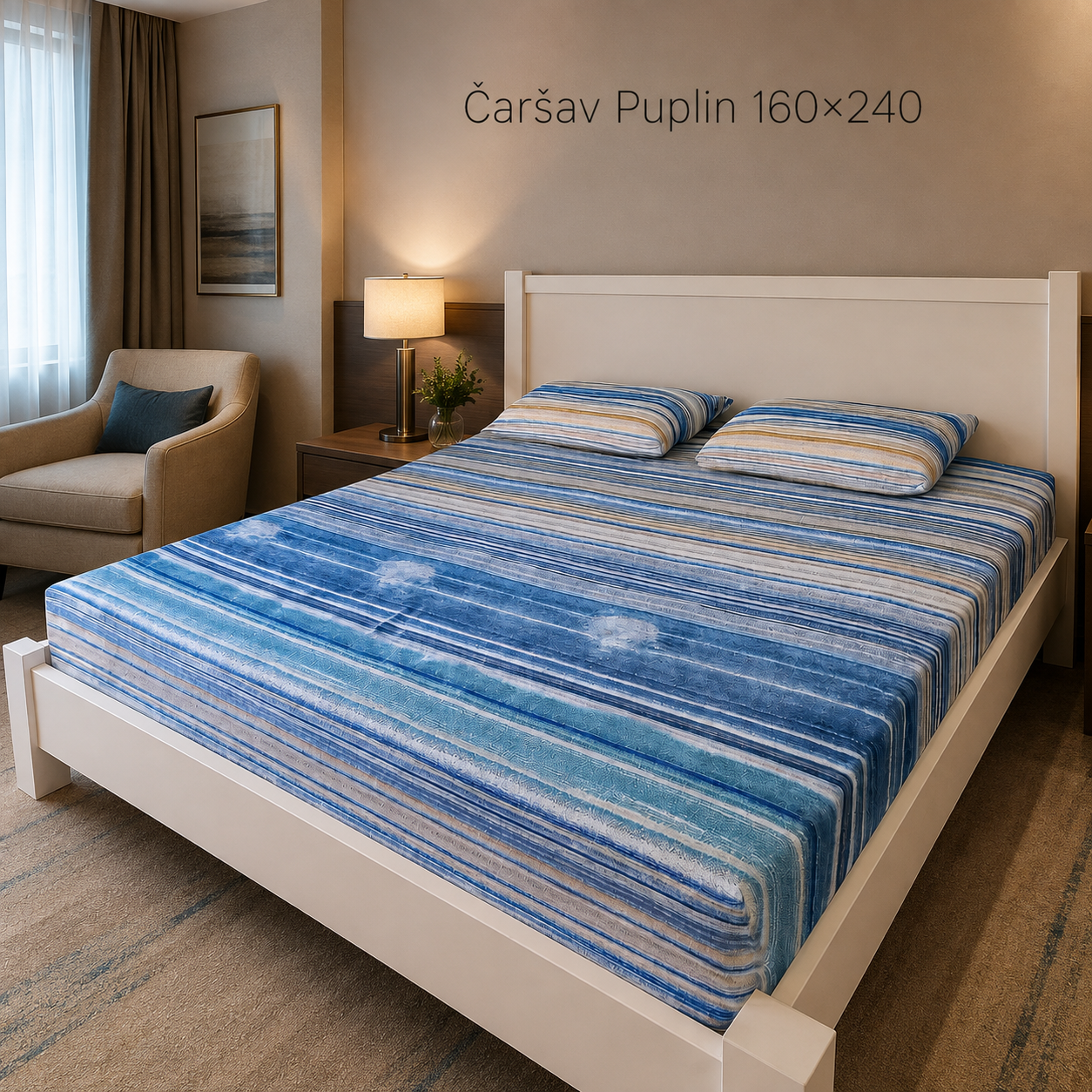 Čaršav Puplin 160×240 D4
