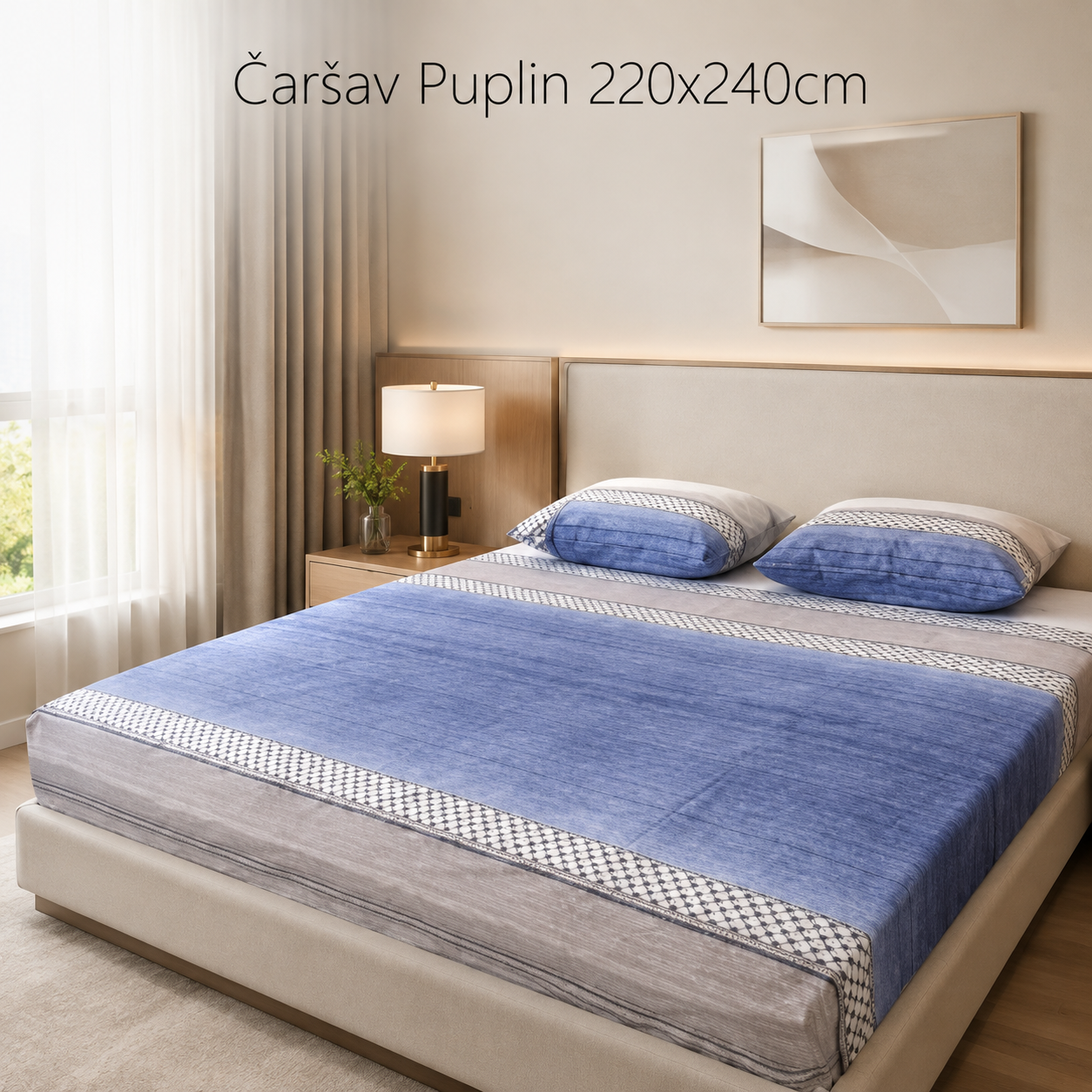 Čaršav Puplin 220x240cm D5