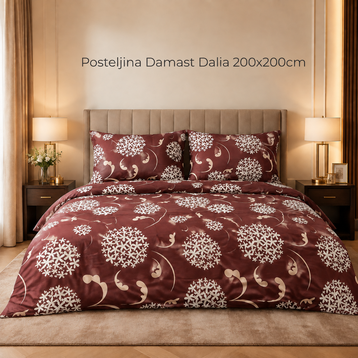 Posteljina Damast Dalia D3 francuski ležaj