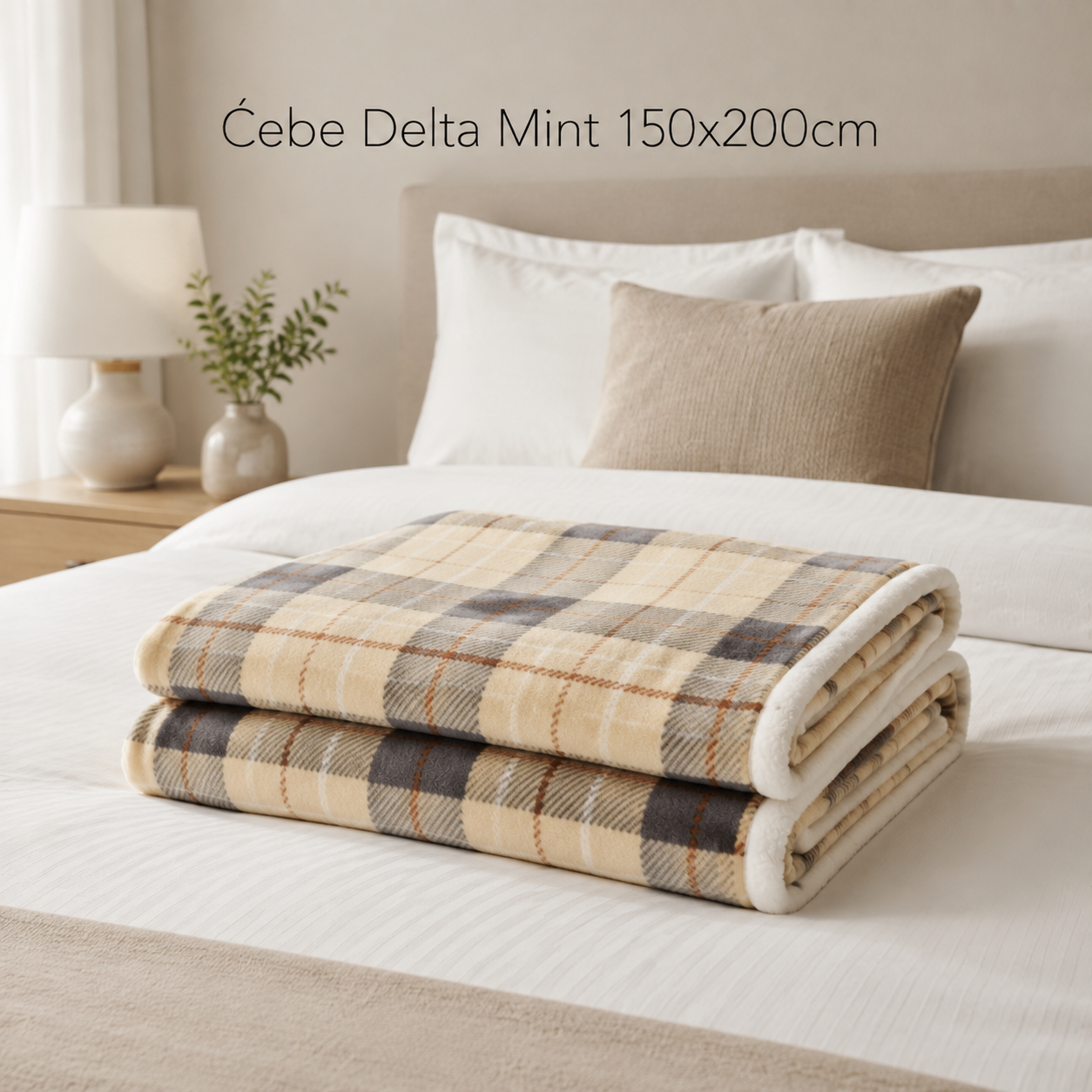 Ćebe Delta Mint 150x200cm D10