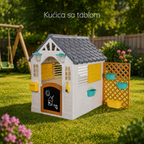 Kućica sa tablom i baštenskim setom 3310