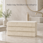 Peškir Indy 70x130cm Glat 400g/m2, 3kom