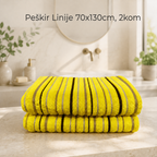 Peškir Linije 70x130cm, 2kom