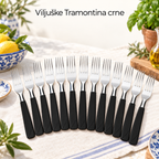 Viljuške Tramontina crne