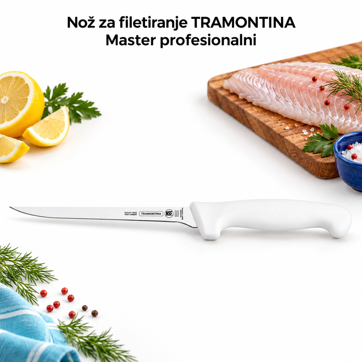 Nož za filetiranje TRAMONTINA Master profesionalni