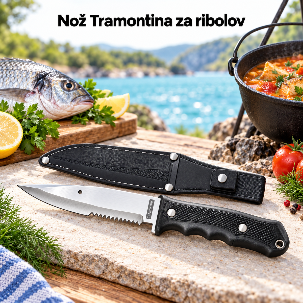 Nož Tramontina za ribolov